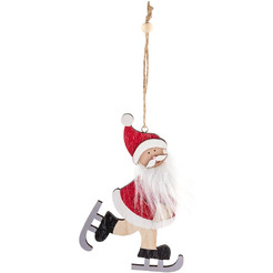 Украшение Волшебная страна 106443 SYMZPB-4423202 "Санта на коньках"
