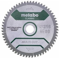 Пильный диск Metabo MultiCutClassic 628066000