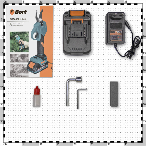 Секатор Bort BGS-21Li-Pro (с 1-им АКБ)