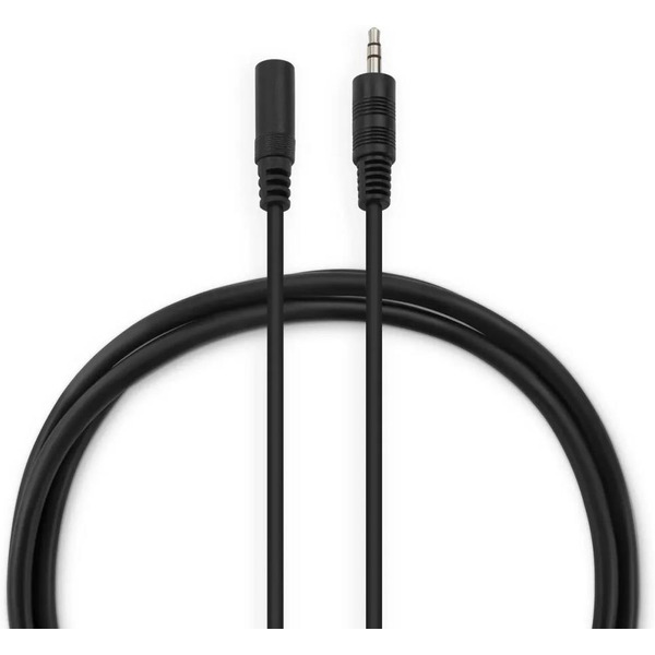 Кабель-удлинитель аудио Buro Jack 3.5 (m) - Jack 3.5 (f) (2м, черный)