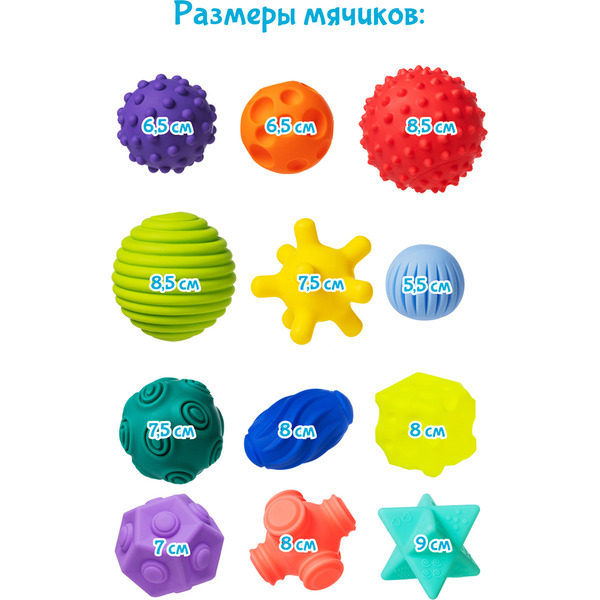 Развивающая игрушка Fancy Baby Мега тактилики TIH4