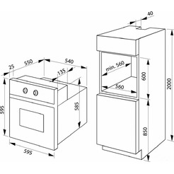Духовой шкаф HANSA BOES694610