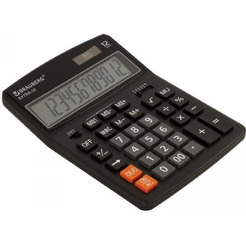 Калькулятор Brauberg Extra-12-bk (250481)
