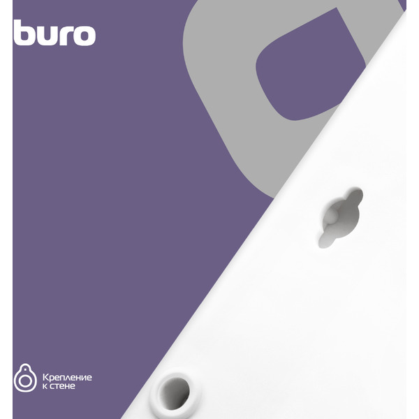 Сетевой фильтр Buro BU-SP5-USB-2A-W