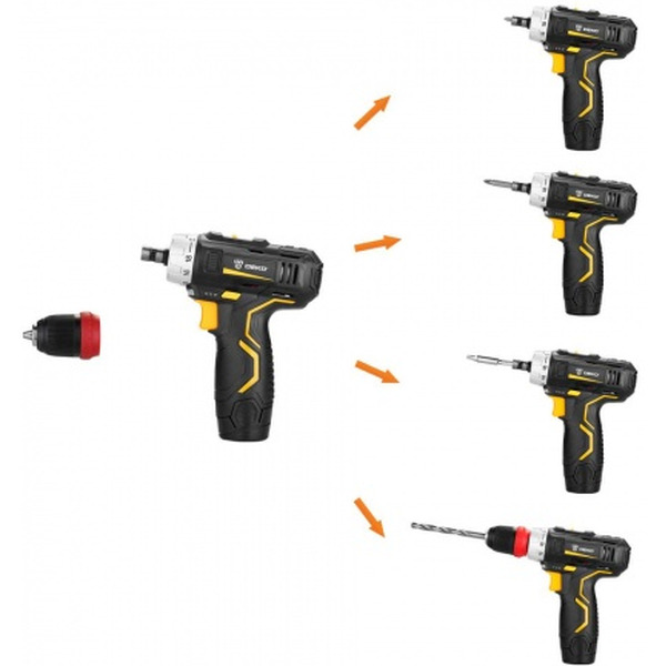 Дрель-шуруповерт Deko GCD12DU3 (063-4114) с 1-м АКБ