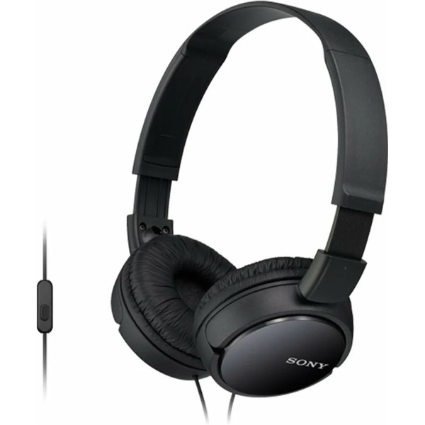 Наушники с гарнитурой SONY MDR-ZX110AP черные