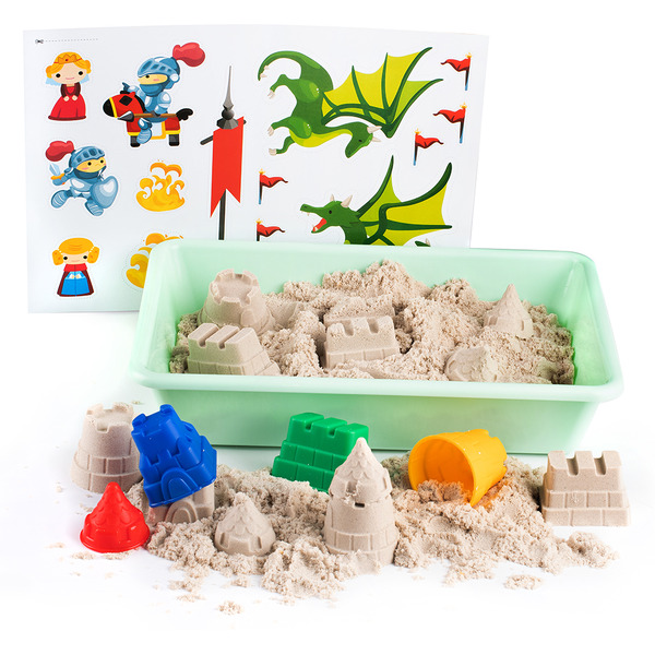 Песок кинетический Genio Kids Умный песок. Сказочный замок SSN903