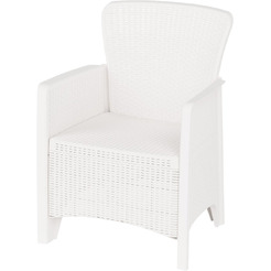 Кресло Альтернатива Ротанг лайт М8908 (белый)