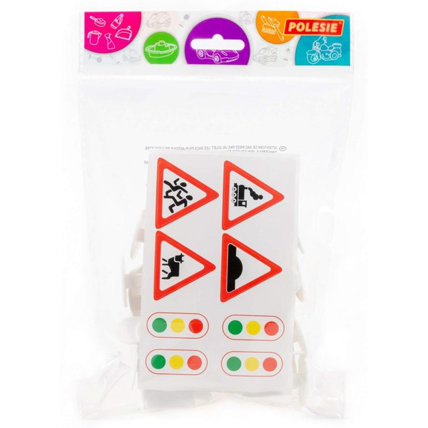 Набор дорожных знаков Полесье №1 (16 элементов) 64196