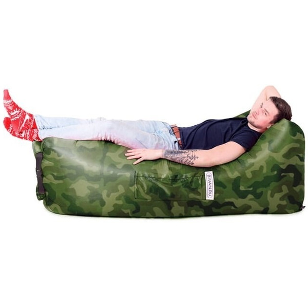 Надувной диван БИВАН 2.0 BVN17-ORGNL-CAM (хаки)