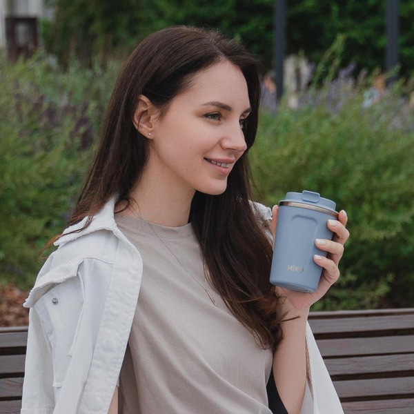 Термокружка MIKU TH-MG-380LB (голубой)