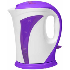 Электрический чайник Polly EK-17 (бело-фиолетовый)