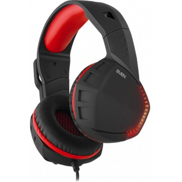 Гарнитура игровая SVEN AP-U989MV (черно/красная)