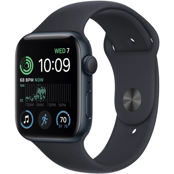 Умные часы Apple Watch SE 2023 40mm Midnight MR9X3LL/A (силиконовый ремешок S/M)
