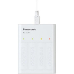 Аккумулятор с зарядным устройством Panasonic Eneloop BQ-CC87/4xBK-3MCCE USB-Charger (K-KJ87MCD40USB)