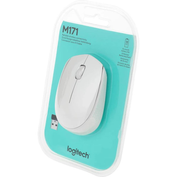 Мышь Logitech M171 (белый, 910-006867)