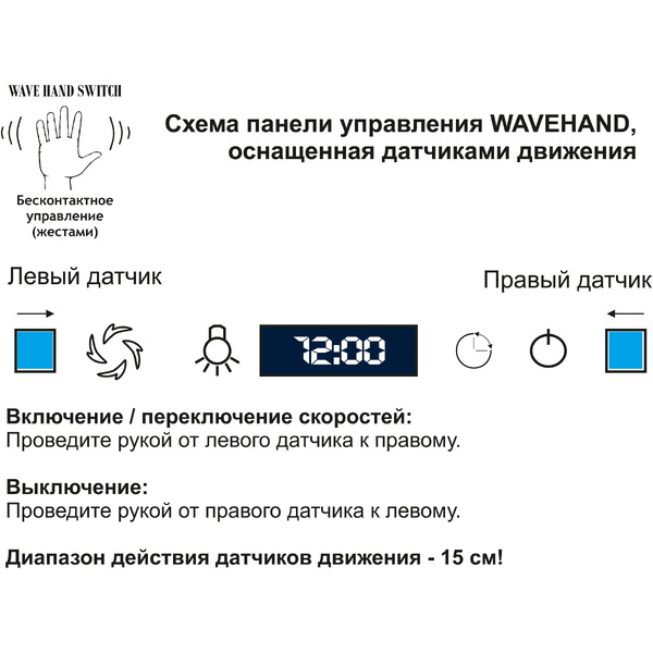 Вытяжка BACKER AH60E-WAV200 MC GLASS (черный)