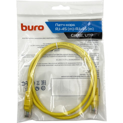 Патч-корд Buro UTP-5E-1M-Y