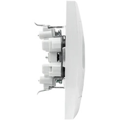 Розетка EKF Валенсия 2-местная (10А, белый)