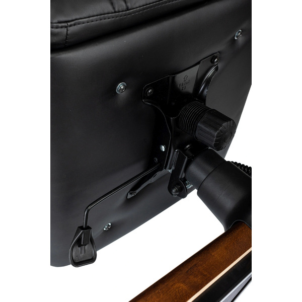 Офисное кресло Бюрократ T-9932Walnut (черный, экокожа)