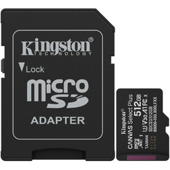 Карта памяти Kingston micro SDXC Canvas Select Plus SDCS3/512GB