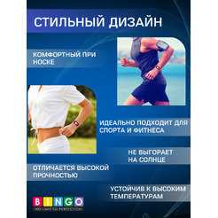 Ремешок для умных часов Bingo Mono Transparent для Huawei Watch Fit/Watch FIT 2/Watch FIT New (оранжевый)