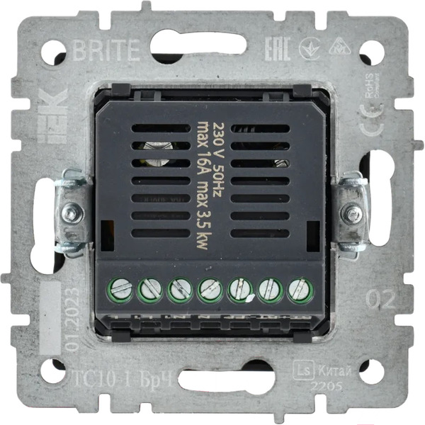 Терморегулятор IEK Brite BR-RT11-K02