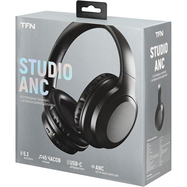 Наушники TFN Studio ANC TFN-HS-BT350BK (черный)