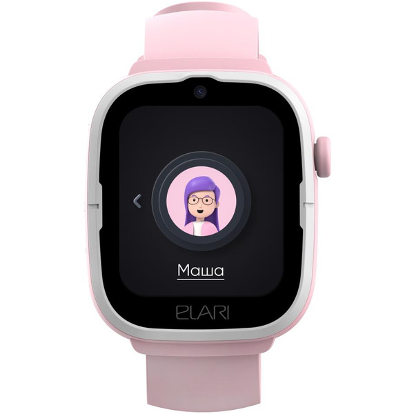 Часы-телефон Elari Go 4G (KP-4G-Go) розовый
