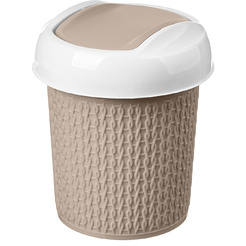 Контейнер для мусора IDILAND Velvet 221301727/01 (бежевый)