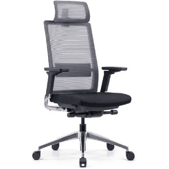 Кресло компьютерное SitZone E-BA-001A сетка/ткань, черный, крестов. пласти