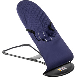 Детский шезлонг NINO Aria балансирующий (синий)