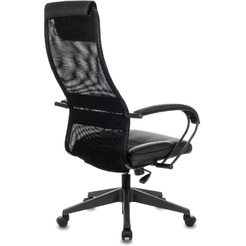 Кресло Бюрократ  CH-608 TW-01 TW-11 (сетка черный/иск кожа)