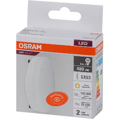 Лампа светодиодная OSRAM GX53 6W 3000K