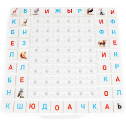 Набор игровой настольный Полесье Слова. Животные и птицы 83337 (48 элементов)
