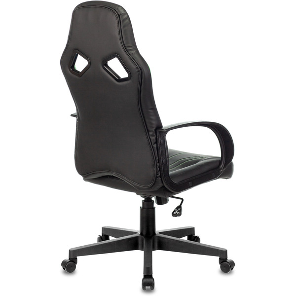 Кресло геймерское Бюрократ Zombie Runner (черный/зеленый)