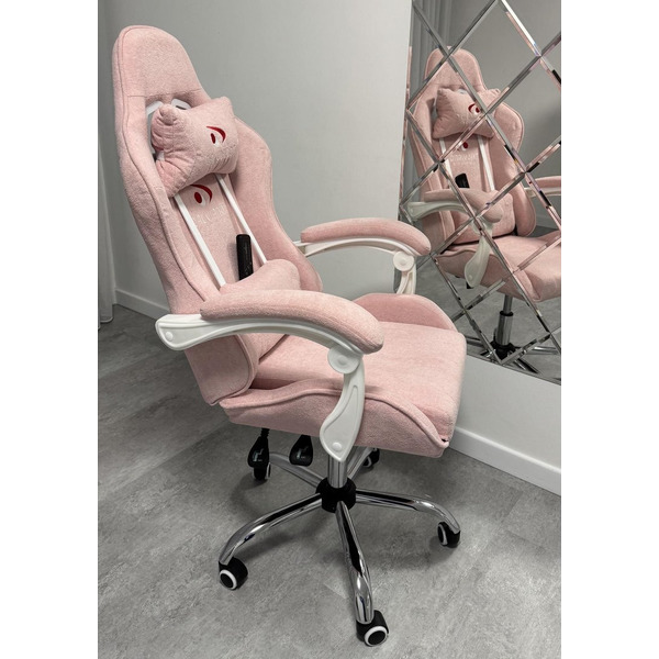 Вибромассажное кресло Calviano Nero (pink plush)