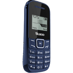 Кнопочный телефон Olmio A15 (синий)