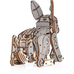 Механическая модель в виде конструктора EWA Кролик серый