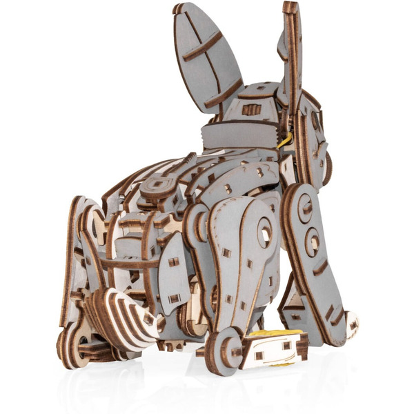 Механическая модель в виде конструктора EWA Кролик серый