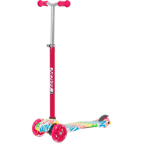 Самокат Novatrack RainBow Start Graffiti 120.NRAINBOW.WPN20