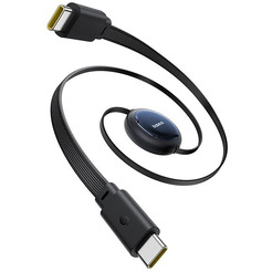 Кабель Baseus Nomos Retractable Retractable Cable USB Type-C - USB Type-C 100W (1.5 м, черный)