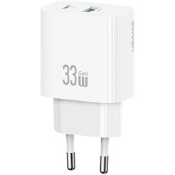 Сетевое зарядное Usams CC317 T65 33W (белый)
