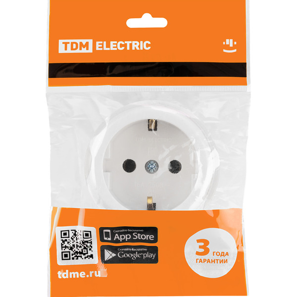 Розетка TDM Electric Ретро SQ1806-0527 (белый)