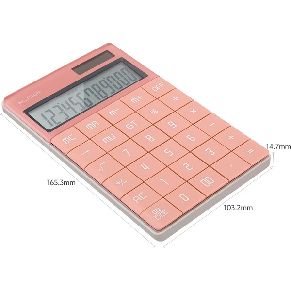 Калькулятор Deli ENS041pink