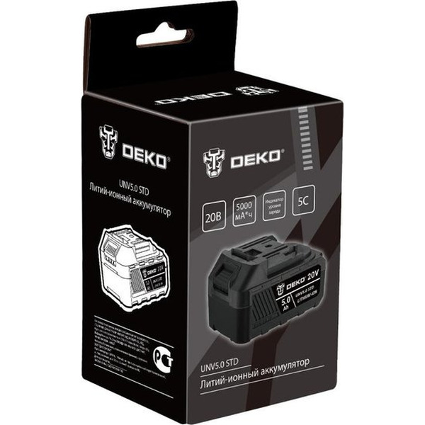 Аккумулятор Deko UNV5.0 STD 063-4495 (20В/5 Ач)