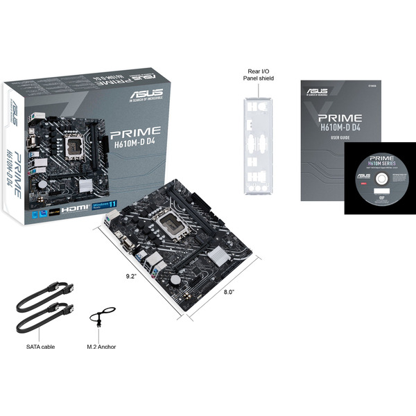 Материнская плата ASUS Prime H610M-D D4