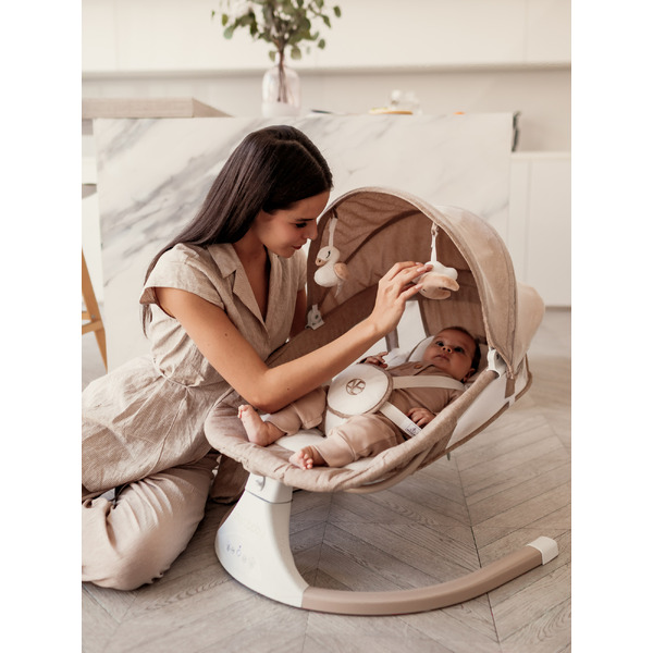 Детский шезлонг Amarobaby Lucky Swing AB23-22LUCKY/03 (бежевый)
