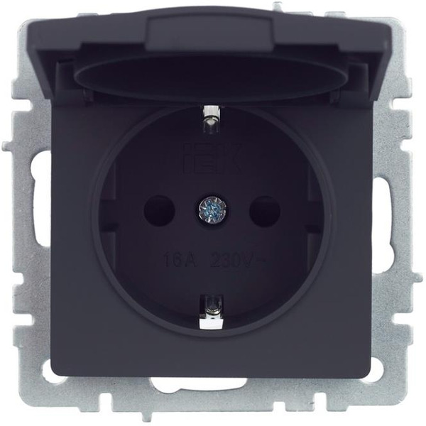 Розетка IEK Brite РСбш10-3-44-БрГ