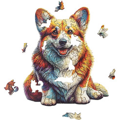 Сувенирный пазл MASTER WOOD Корги SWPKR